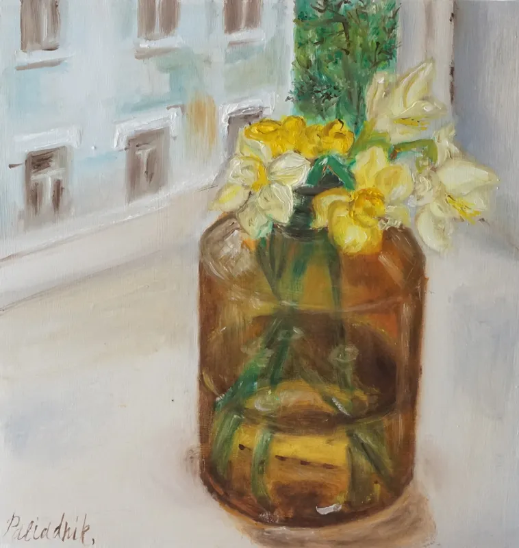 Windowsill Daffodils