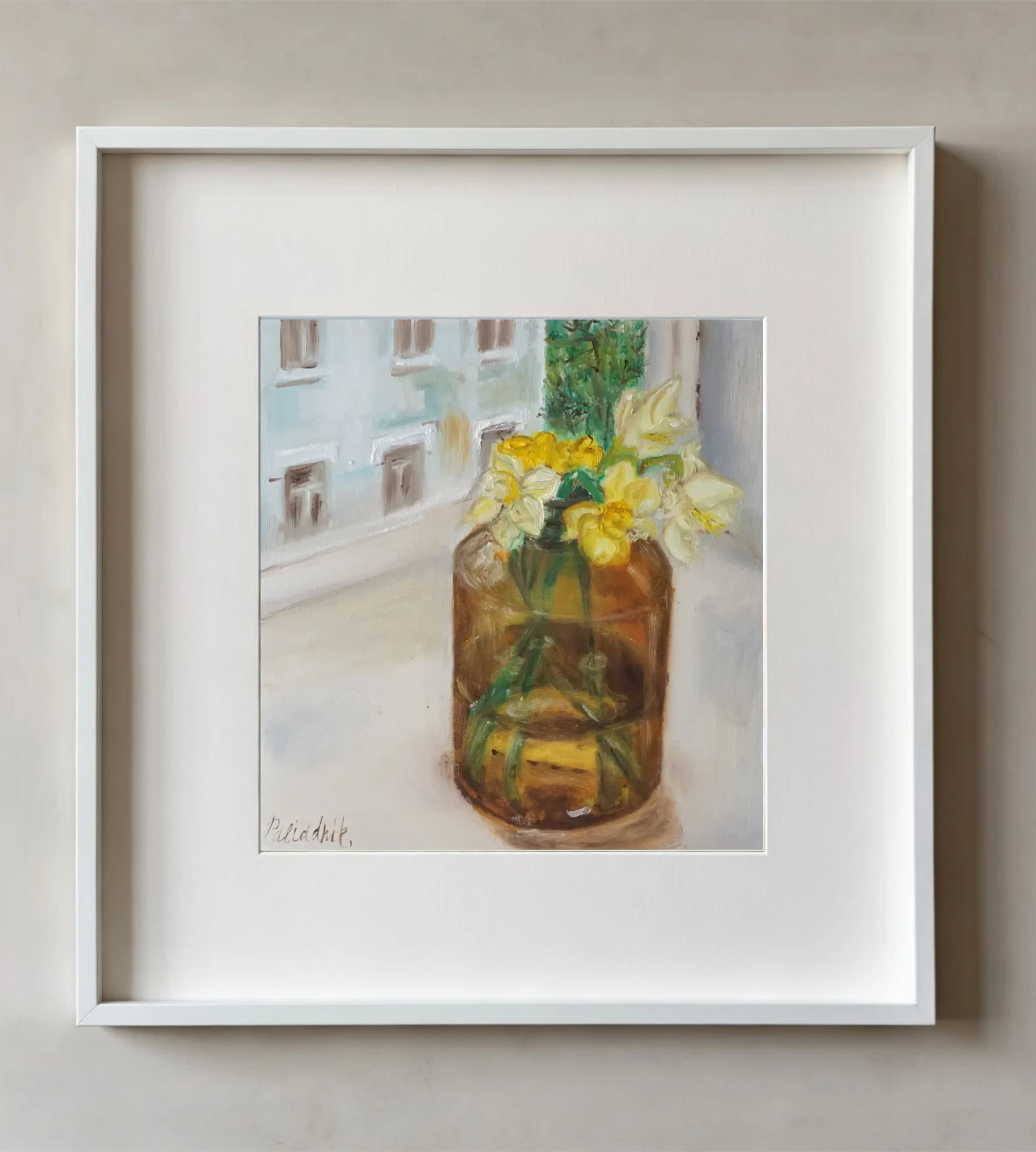 Windowsill Daffodils